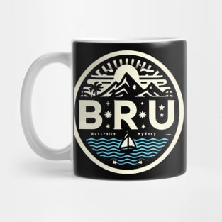 BRU Sailing Logo Mug